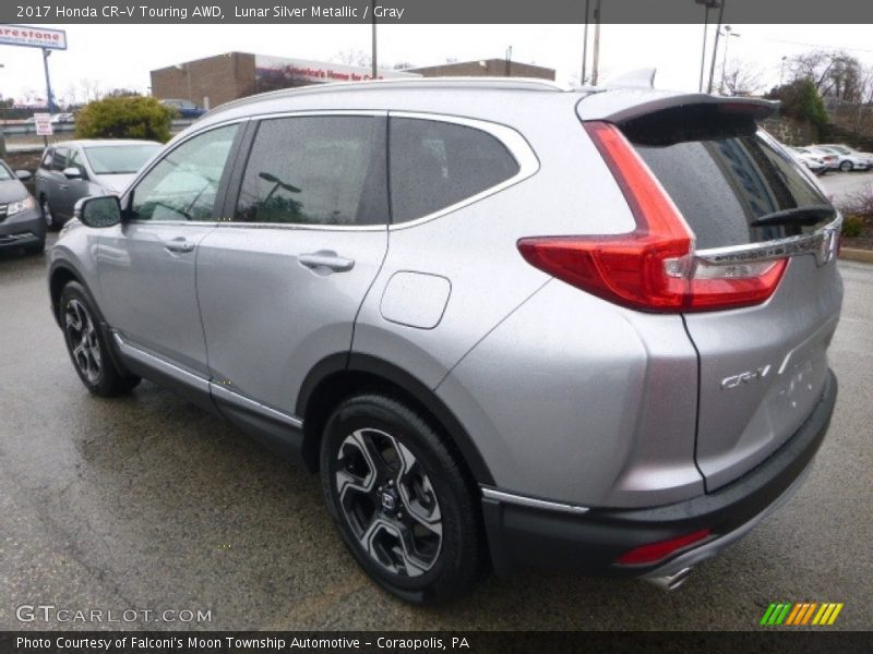 Lunar Silver Metallic / Gray 2017 Honda CR-V Touring AWD