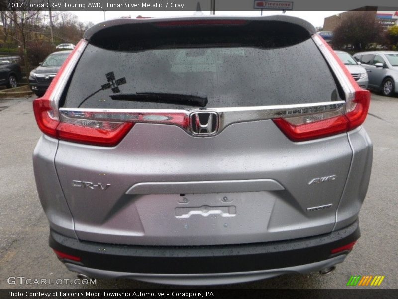 Lunar Silver Metallic / Gray 2017 Honda CR-V Touring AWD