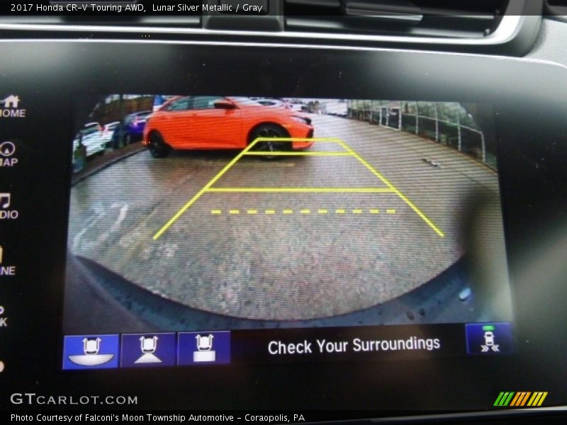 Lunar Silver Metallic / Gray 2017 Honda CR-V Touring AWD