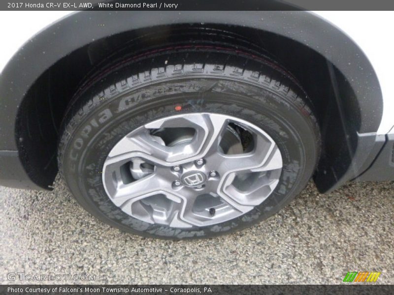 White Diamond Pearl / Ivory 2017 Honda CR-V EX-L AWD