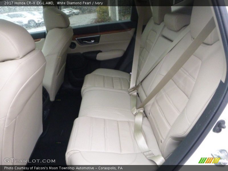 White Diamond Pearl / Ivory 2017 Honda CR-V EX-L AWD