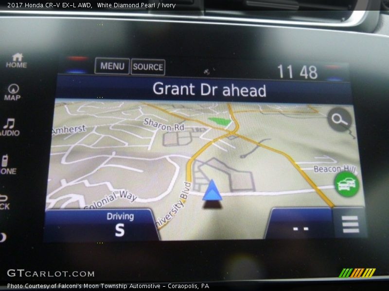 White Diamond Pearl / Ivory 2017 Honda CR-V EX-L AWD