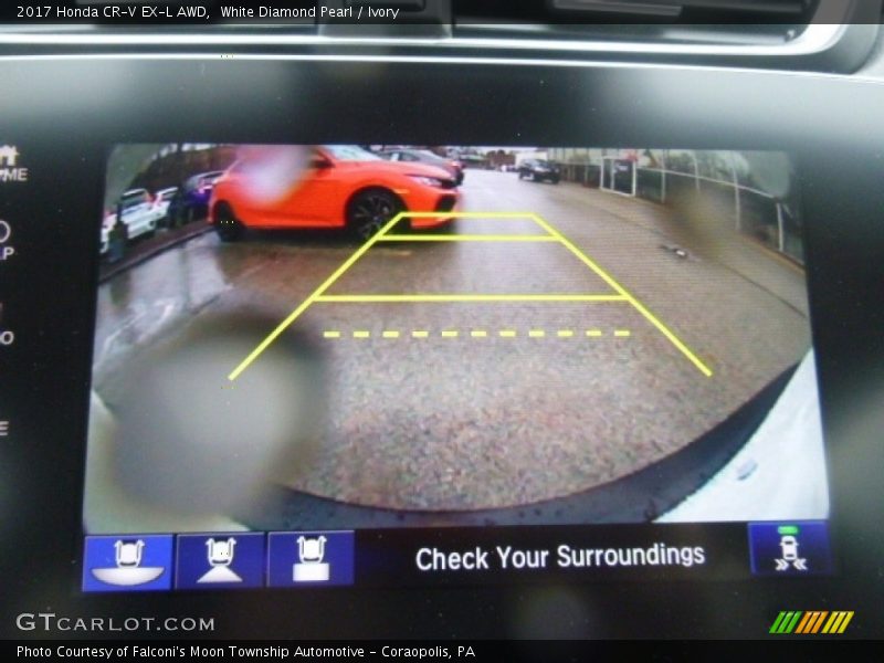White Diamond Pearl / Ivory 2017 Honda CR-V EX-L AWD