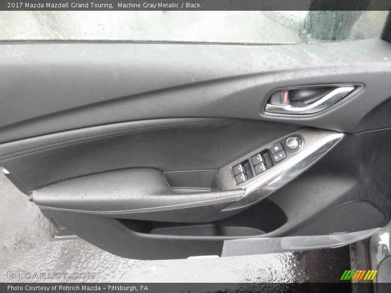 Machine Gray Metallic / Black 2017 Mazda Mazda6 Grand Touring