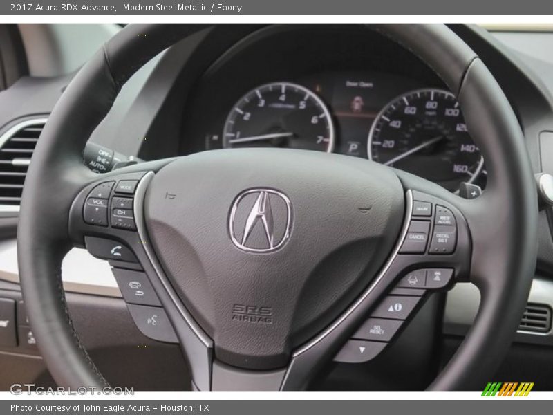 Modern Steel Metallic / Ebony 2017 Acura RDX Advance