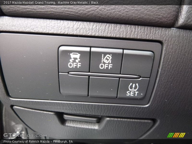 Machine Gray Metallic / Black 2017 Mazda Mazda6 Grand Touring