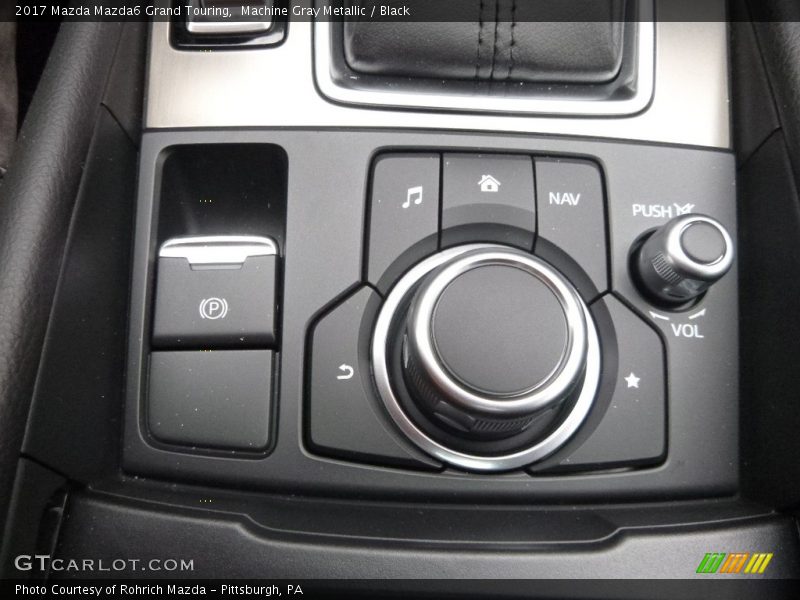 Machine Gray Metallic / Black 2017 Mazda Mazda6 Grand Touring