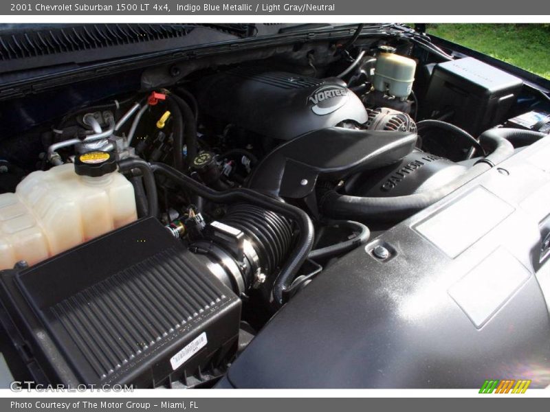 Indigo Blue Metallic / Light Gray/Neutral 2001 Chevrolet Suburban 1500 LT 4x4