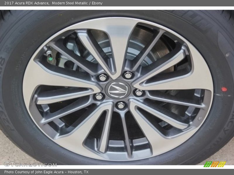 Modern Steel Metallic / Ebony 2017 Acura RDX Advance
