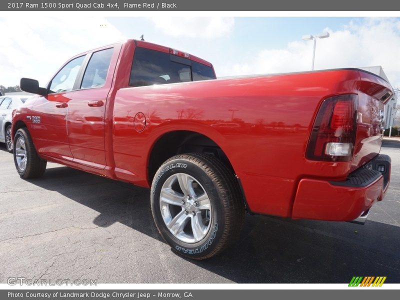 Flame Red / Black 2017 Ram 1500 Sport Quad Cab 4x4
