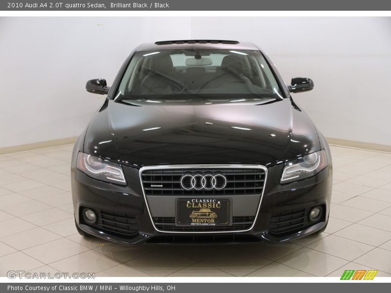 Brilliant Black / Black 2010 Audi A4 2.0T quattro Sedan