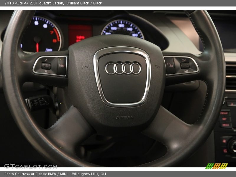 Brilliant Black / Black 2010 Audi A4 2.0T quattro Sedan
