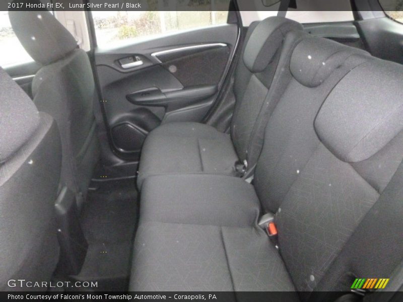 Lunar Silver Pearl / Black 2017 Honda Fit EX