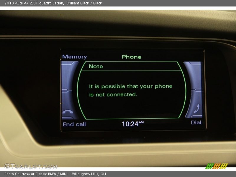 Brilliant Black / Black 2010 Audi A4 2.0T quattro Sedan