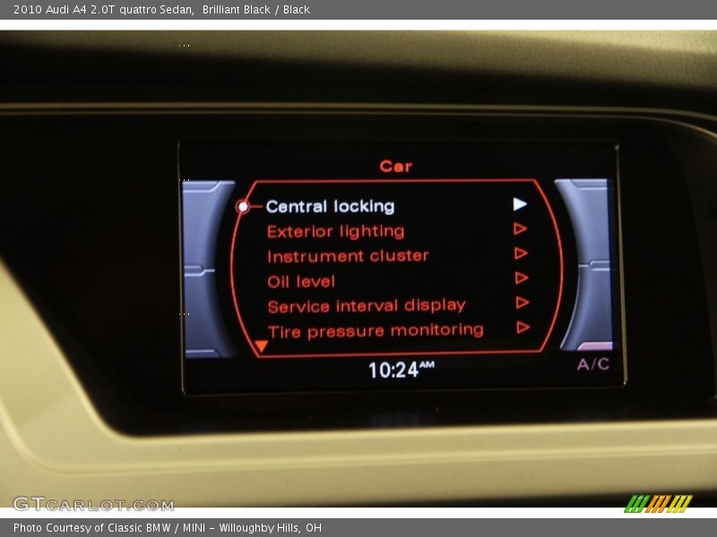 Brilliant Black / Black 2010 Audi A4 2.0T quattro Sedan