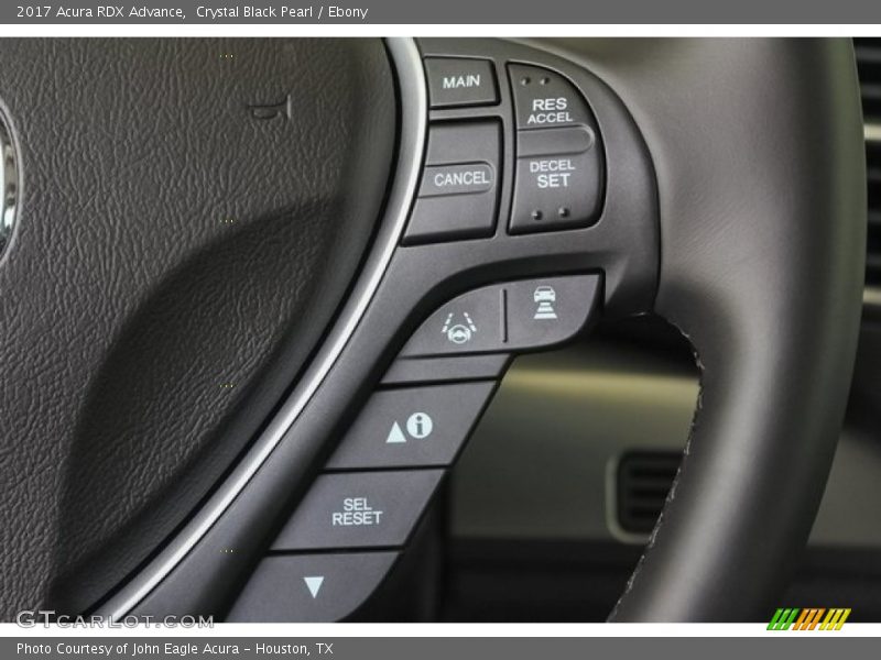 Crystal Black Pearl / Ebony 2017 Acura RDX Advance