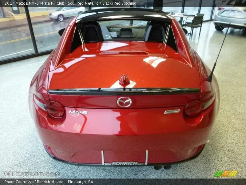 Soul Red Metallic / Black/Red Stitching 2017 Mazda MX-5 Miata RF Club