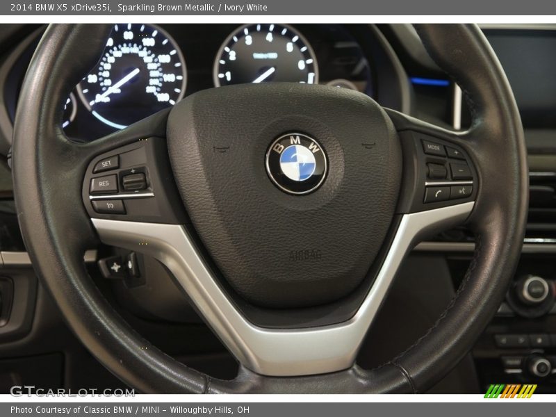 Sparkling Brown Metallic / Ivory White 2014 BMW X5 xDrive35i