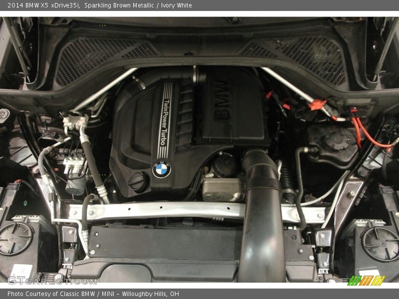 Sparkling Brown Metallic / Ivory White 2014 BMW X5 xDrive35i