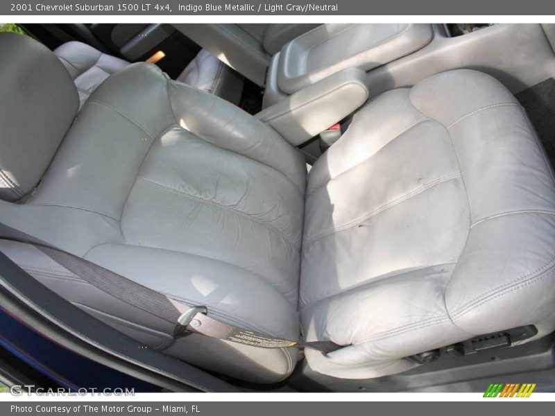 Indigo Blue Metallic / Light Gray/Neutral 2001 Chevrolet Suburban 1500 LT 4x4