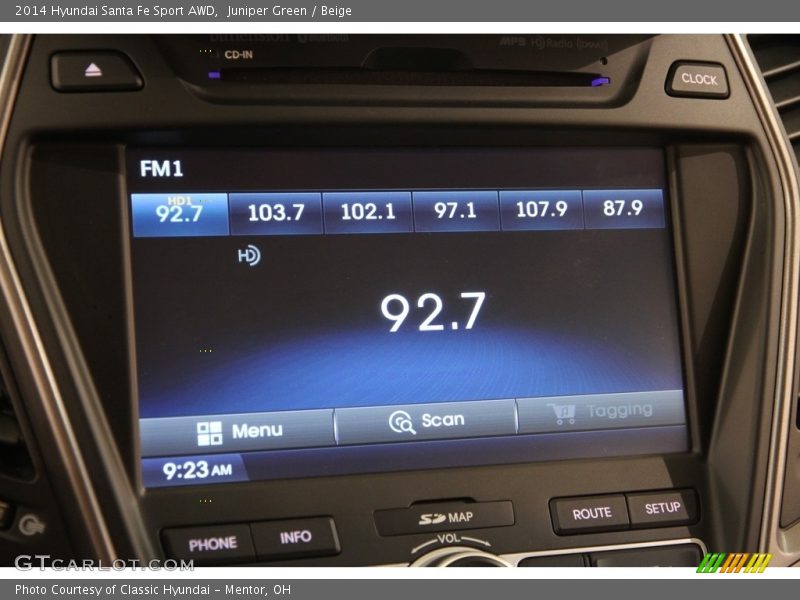 Juniper Green / Beige 2014 Hyundai Santa Fe Sport AWD
