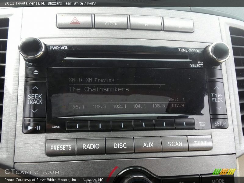 Blizzard Pearl White / Ivory 2011 Toyota Venza I4