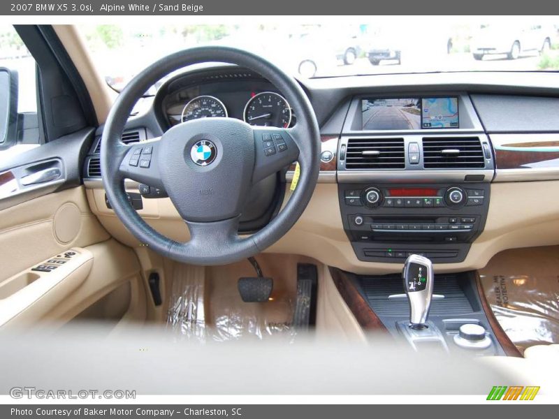 Alpine White / Sand Beige 2007 BMW X5 3.0si