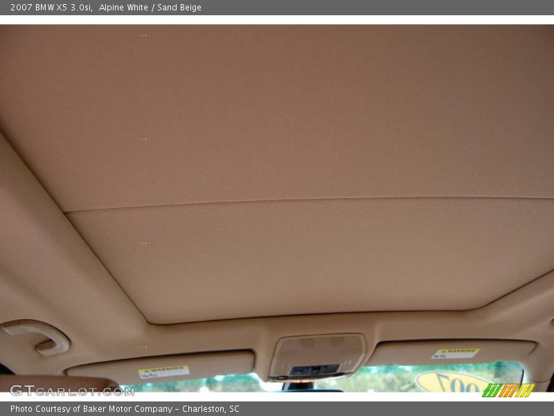 Alpine White / Sand Beige 2007 BMW X5 3.0si