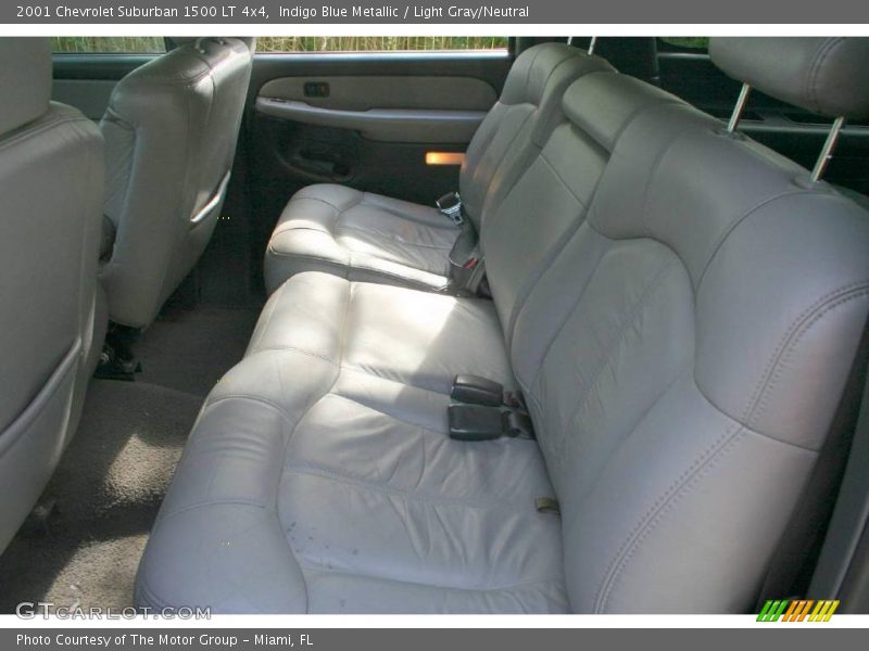 Indigo Blue Metallic / Light Gray/Neutral 2001 Chevrolet Suburban 1500 LT 4x4