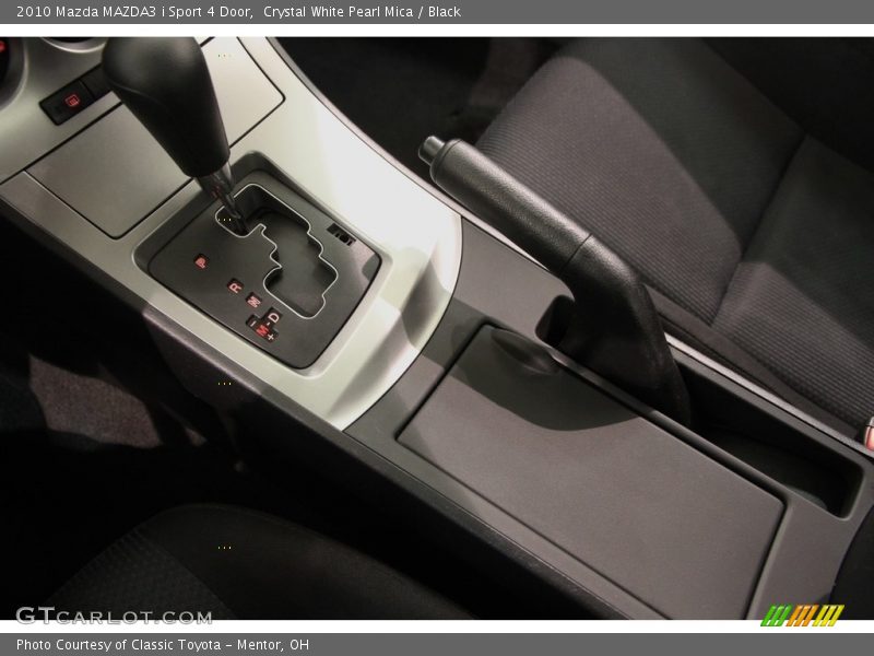 Crystal White Pearl Mica / Black 2010 Mazda MAZDA3 i Sport 4 Door