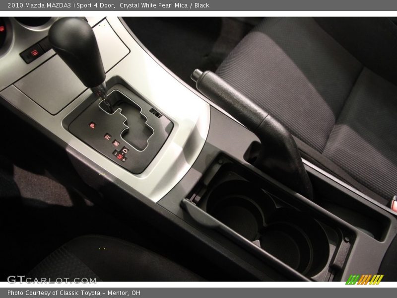 Crystal White Pearl Mica / Black 2010 Mazda MAZDA3 i Sport 4 Door