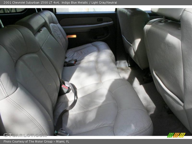 Indigo Blue Metallic / Light Gray/Neutral 2001 Chevrolet Suburban 1500 LT 4x4