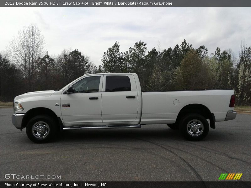 Bright White / Dark Slate/Medium Graystone 2012 Dodge Ram 3500 HD ST Crew Cab 4x4