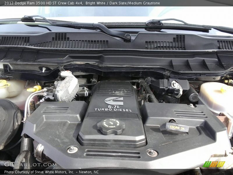 Bright White / Dark Slate/Medium Graystone 2012 Dodge Ram 3500 HD ST Crew Cab 4x4