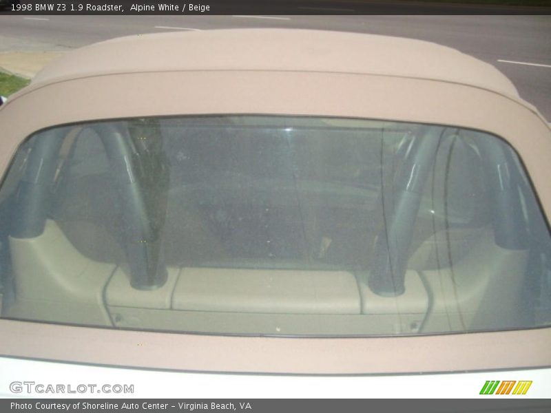 Alpine White / Beige 1998 BMW Z3 1.9 Roadster