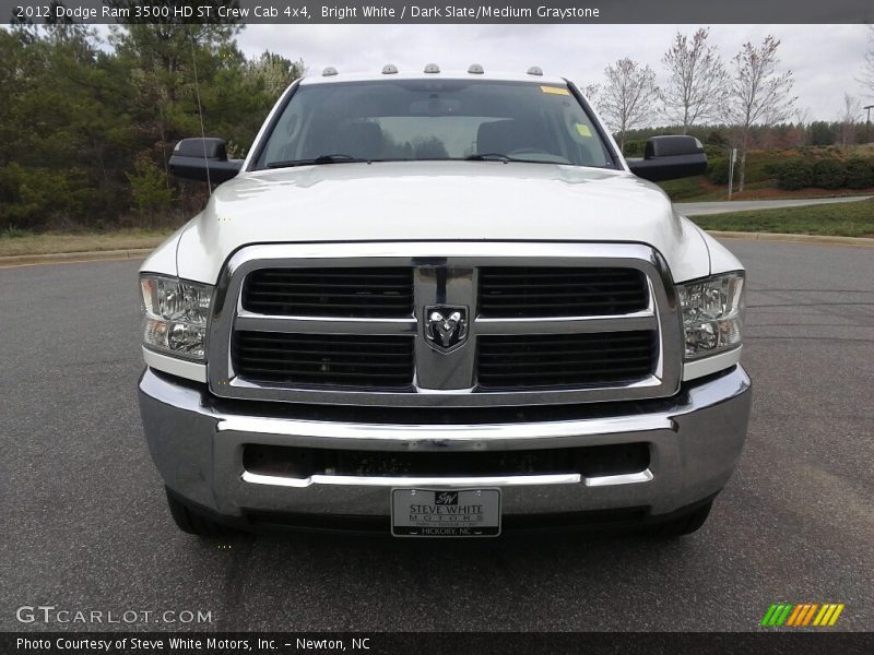 Bright White / Dark Slate/Medium Graystone 2012 Dodge Ram 3500 HD ST Crew Cab 4x4