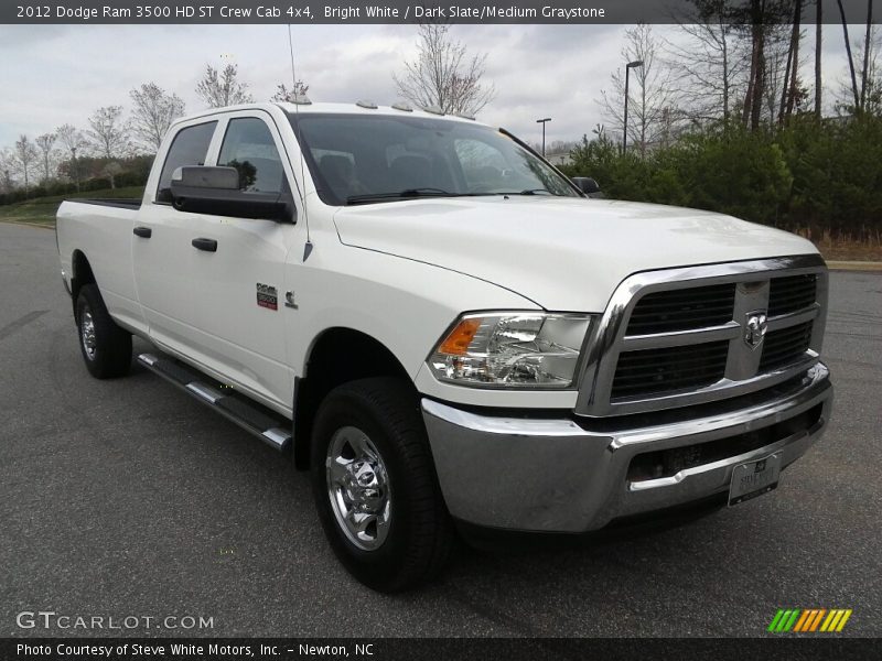 Bright White / Dark Slate/Medium Graystone 2012 Dodge Ram 3500 HD ST Crew Cab 4x4