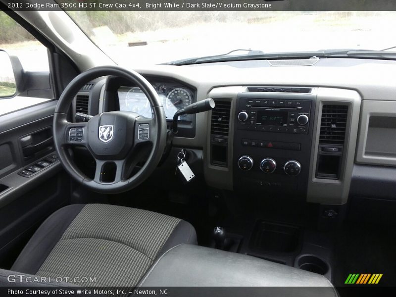Bright White / Dark Slate/Medium Graystone 2012 Dodge Ram 3500 HD ST Crew Cab 4x4