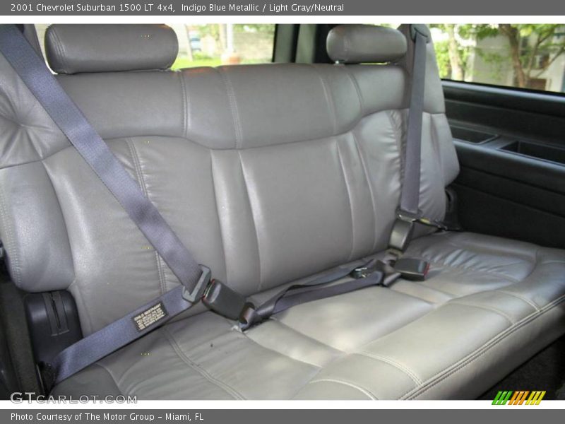 Indigo Blue Metallic / Light Gray/Neutral 2001 Chevrolet Suburban 1500 LT 4x4