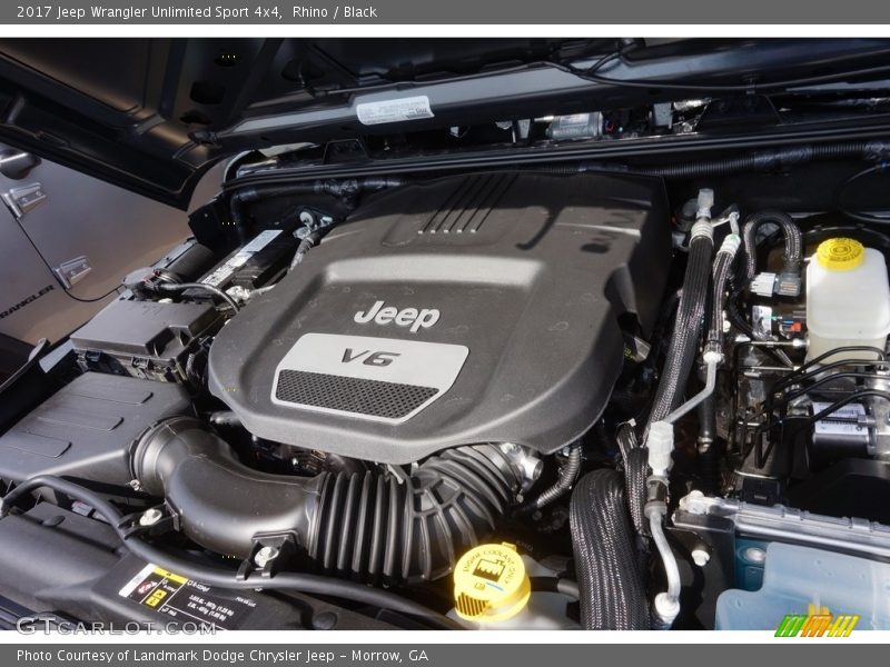 Rhino / Black 2017 Jeep Wrangler Unlimited Sport 4x4