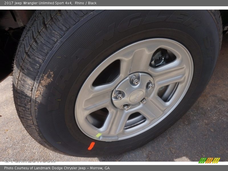 Rhino / Black 2017 Jeep Wrangler Unlimited Sport 4x4