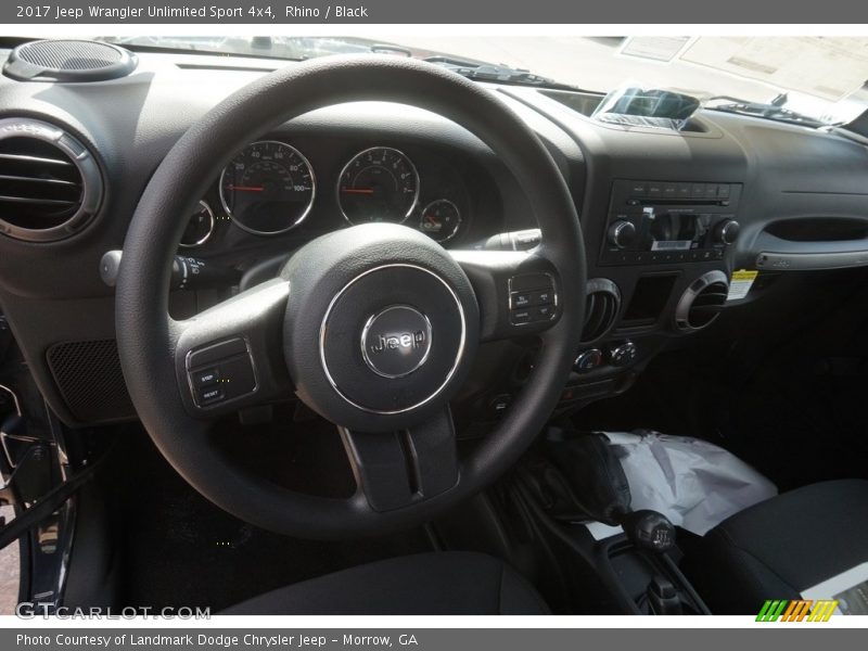 Rhino / Black 2017 Jeep Wrangler Unlimited Sport 4x4