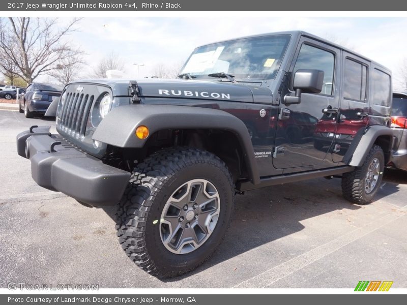 Rhino / Black 2017 Jeep Wrangler Unlimited Rubicon 4x4