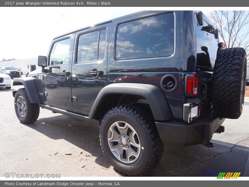 Rhino / Black 2017 Jeep Wrangler Unlimited Rubicon 4x4