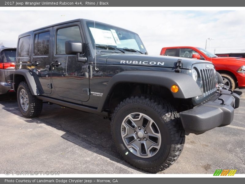Rhino / Black 2017 Jeep Wrangler Unlimited Rubicon 4x4