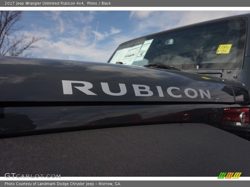 Rhino / Black 2017 Jeep Wrangler Unlimited Rubicon 4x4