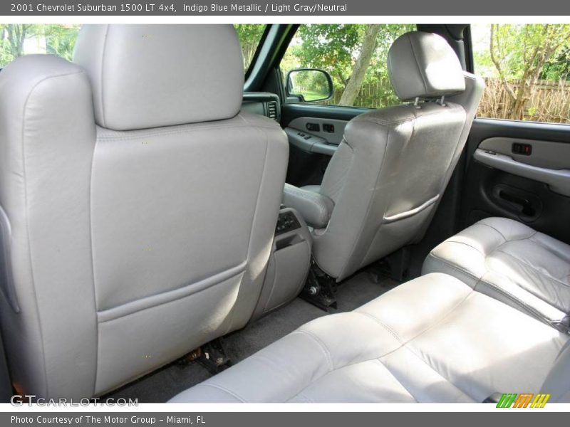 Indigo Blue Metallic / Light Gray/Neutral 2001 Chevrolet Suburban 1500 LT 4x4