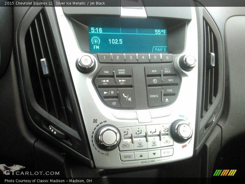 Silver Ice Metallic / Jet Black 2015 Chevrolet Equinox LS