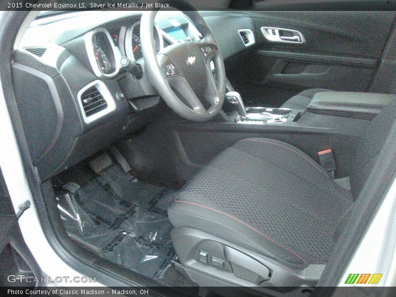 Silver Ice Metallic / Jet Black 2015 Chevrolet Equinox LS