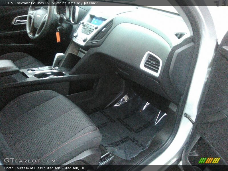 Silver Ice Metallic / Jet Black 2015 Chevrolet Equinox LS